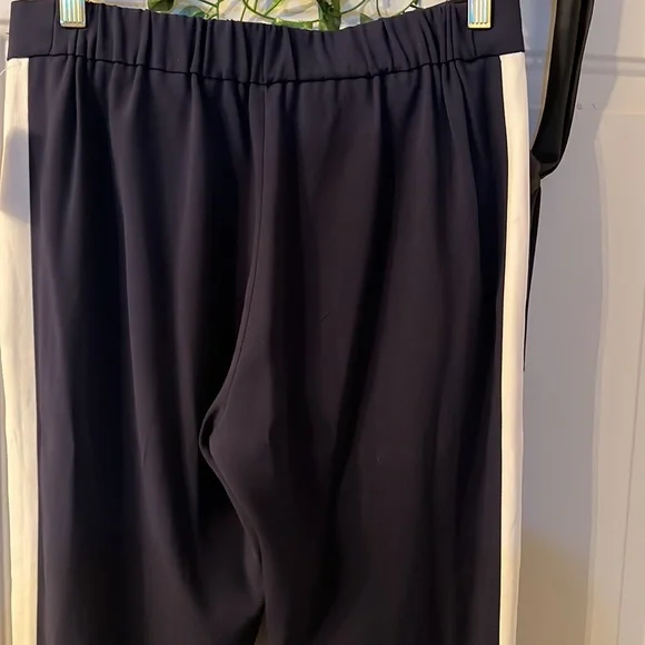 Aritzia Babaton Conan Pant Terado Navy Side Stripe Japanese Crepe Fabric… - Picture 3 of 15